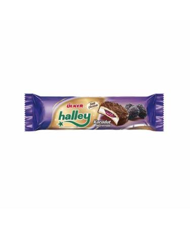 Ulker Halley Mini Black Mulberry 236gr x 10 Pack