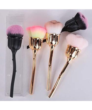 Rose Makeup Brush Set - Premium 10-Piece Cosmetic & Blending Brushes for Flawless Foundation & Blush Application - International Shipping Available - Buy Online on GoSupps.com