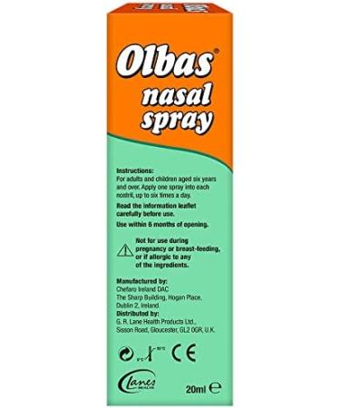 Olbas Nasal Spray 20ml - Fast-Acting Relief for Congestion - Buy Online on GoSupps.com