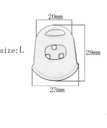 Silicone Thumb Protector Finger Guards for Ukulele, Electric Guitar, Mandolin - Size L - Buy Online on GoSupps.com