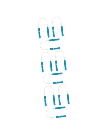 FRCOLOR 9 Pcs Scraper Scraping Stainless Tools for Kids Oral Cleaning Tools Mouth Scraper Steel Travel Abs Coating Household 11.3x5cmx3pcs Bluex3pcs