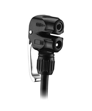 LEZYNE Dual Valve Alternative Bicycle Pump Head, Presta, Schrader, and Dunlop Compatible, for High-Pressure Tire Floor Pumps Black - Buy Online on GoSupps.com