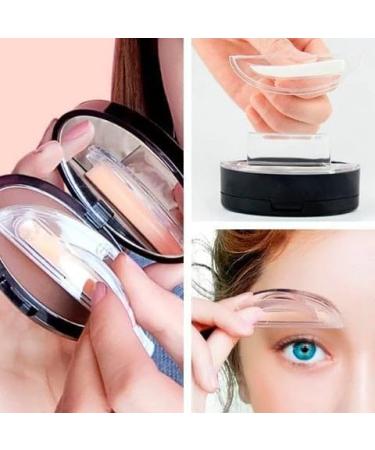Deluxe browpro stamp set Eyebrow Powder Waterproof Eyebrow Stamp Powder Seal Perfect Nature Eye Brow Powder Tinting Coloring Kit Delicate Shape Waterproof Eye Brow Stamp Powder (MEDIUM BROWN ROUNDED) - Buy Online on GoSupps.com