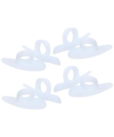 Toe Separator Hammer Cushion 4 Pairs Foot Insoles for Men Silicone Gel Foot Protectors for Feet Temporary Crest Divider Head Shape Orthotics Head Pad Hammer Toe Spacers