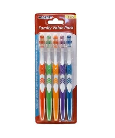 Wholesale Iodent Toothbrushes 5pk Soft Value Pack