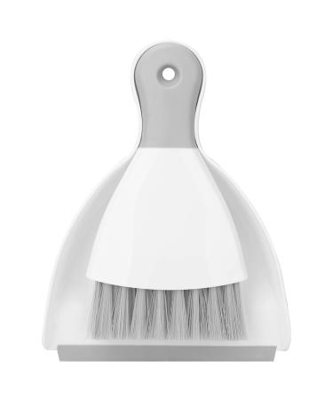 Taozers Dustpan and Brush with Cleaning Brush Combo for Home Desktop Sofa Keyboard Sweeping