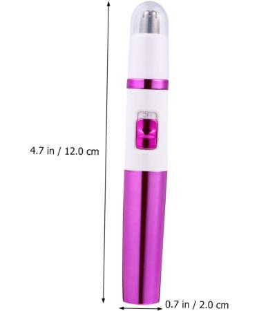 Housoutil Nose Hair Trimmer - Electric Facial Hair Remover | Battery-Powered Pen Shape Epilator for Smooth Skin | 1pc Rosy Design - Buy Online on GoSupps.com