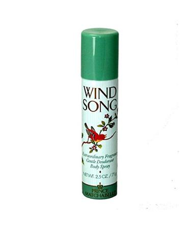 Prince Matchabelli Wind Song Deodorant Body Spray for Women 2.5 Ounce