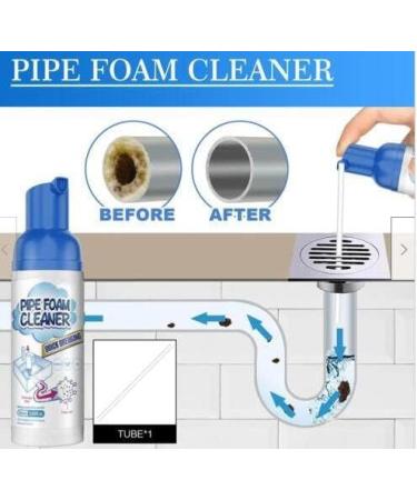Drain Foam Cleaner Pipe Dredge Deodorant Foam Cleaner Liquid Hair Drain Clog Remover & Cleaner Pipe Dredge Deodorant Foam Cleaner for Shower Toilets Sinks Tubs (3pcs) - Buy Online on GoSupps.com