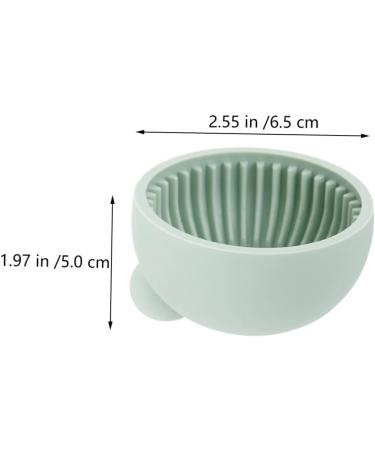 DOITOOL Cleanser of Makeup Brush Cosmetic Brush Cleaner Eyeshadow Brush Cleaner Mat Silicone Brush Cleaning Pad Makeup Brush Scrubber Facial Cleaner Japanese-style Cleaning Bowl Silica Gel - Buy Online on GoSupps.com