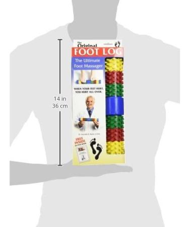 Foot Log: Relieve Foot Pain & Stress, Aid Plantar Fasciitis - Rainbow Foot Massager - Buy Online on GoSupps.com