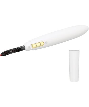 Verdant Touch Electric Eye Lashes Curler Heated Eyelash Curler Battery-Powered Electric Eye Lashes Curler Quick Heating Long Lasting Rechargeable White - Buy Online on GoSupps.com