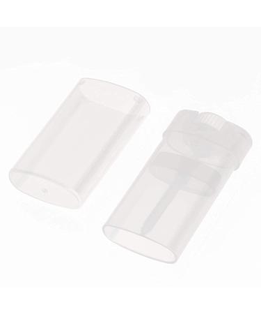 30pcs 0.5 Oz Clear Empty Plastic Deodorant Containers New Empty Oval Lip Balm Tubes 15ml Oval Deodorant Containers for Lipstick Crayon Chapstick DIY Make Your Own Deodorant Lotion Bar 30 Pcs Clear - Buy Online on GoSupps.com