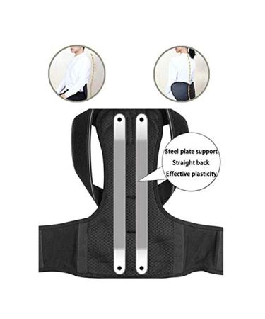 Back Posture Corrector Protection Back Shoulder Strap Humpback Back Pain Relief Brace Adjustable Adult Corset Body Health Care (Color : Grau Size : XX-Large) vision Grey XX-Large - Buy Online on GoSupps.com