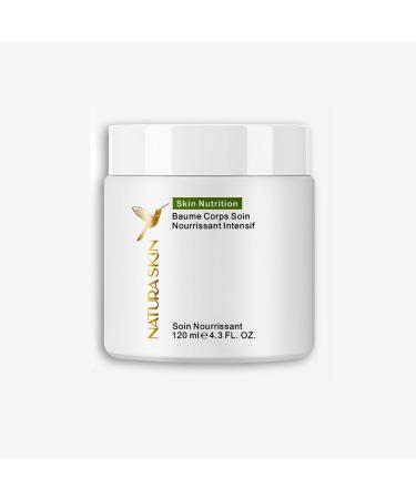 Baume pour le Corps Nourrissant Intensif - Cr me Hydratante pour les peau S ches - Au Beurre de Karit et Huile Olive - Soin R parateur - Vegan & Cruelty FREE - 120 ML Vegan