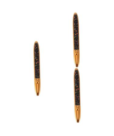 FOMIYES 3pcs Self Adhesive Mascara Liquid Eyeliner Eye Lining Pen Cosmetic Tools Fake Eyelashes Make up 1 count (Pack of 1) Colorfulx3pcs