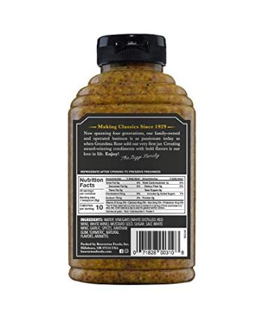 Beaver Stone Ground Mustard 12oz Squeeze Bottle - Authentic Flavor, Easy to Use | Pack of 1 - Buy Online on GoSupps.com
