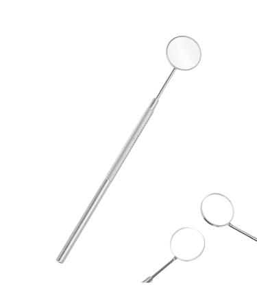 Niuqige dentist Mundspiegel Mundspiegel Inspection mirror curve angle oral care mouth control extension tools also suitable for eyelash extensions.(Silver) - Buy Online on GoSupps.com