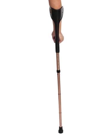 2pcs Crutch Folding Elbow Aluminum Alloy Four Folds Elbow Forearm Crutch Elbow Crutches Foldable Ultralight Aluminum Assistance with Comfy Handle Warm Life Bathing in Sunlight - Buy Online on GoSupps.com