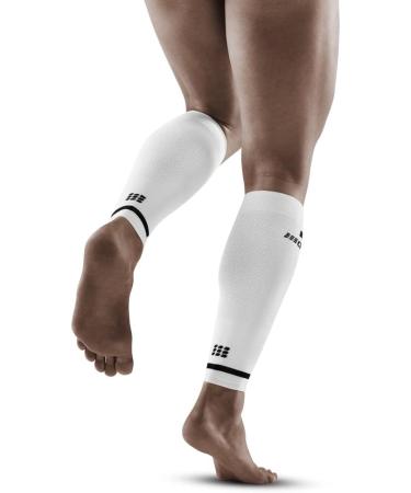 CEP Compression Calf Sleeves for Men - Enhance Muscle Activation | Stylish White Stulps for Optimal Performance - Buy Online on GoSupps.com