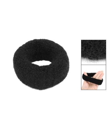 Buy Sourcing Map Women's Elastic Hair Ties - 1.6 Wide Black Ponytail Holder for International Shipping - Buy Online on GoSupps.com