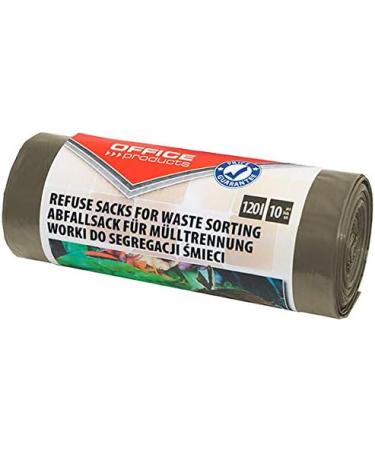 Buy Officer Products 22025232-18 Strong 120L Garbage Bags | 10 Pack Brown LDPE Waste Bags for Organic & Household Waste - International Shipping Available - Buy Online on GoSupps.com