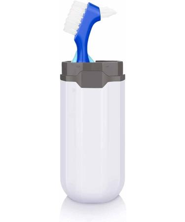 3-Piece Prosthesis Brush Set | Double-Sided Toothbrush for Oral Care & Plaque Removal | Ideal for Dentures - 3 Colors - Buy Online on GoSupps.com