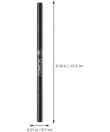 SOESFOUFU 2 1 Eyebrow Makeup Tools Thin Eyebrow Pencils Eyebrow Filler Lock Cylinder Wooden Door To Rotate 1 count (Pack of 1) Brown - Buy Online on GoSupps.com
