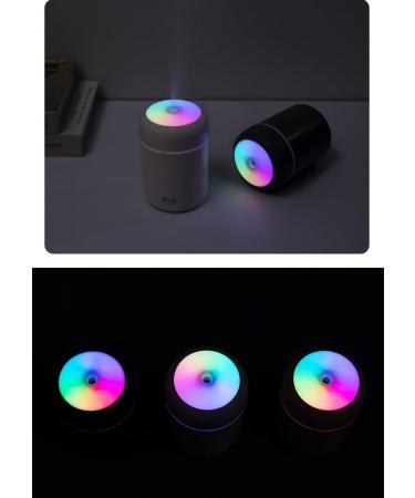 Mini Air Humidifier Essential Oil Diffuser Aromatherapy with Colorful Light | 2 Mist Modes, Auto Shut-Off | Anion Air Diffuser for Home, Bedroom, Office - Grey - Buy Online on GoSupps.com