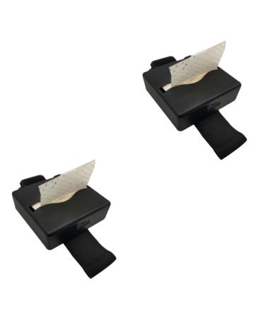 Ipetboom deliveries 360 pc in -depth wave paper on the wrist tool plastic portable headband accessories 1 piece (1 Pack) blackx2st