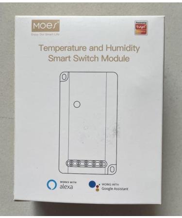 MOES WiFi Smart DIY Thermostat Controlling Module Temperature and Humidity Sensor Dual Output 15A 2.4GHz WiFi Smart Life App Wireless Remote Control for Greenhouse Aquarium Reptile Terrarium With Temperature & Humidity Sensor - Buy Online on GoSupps.com