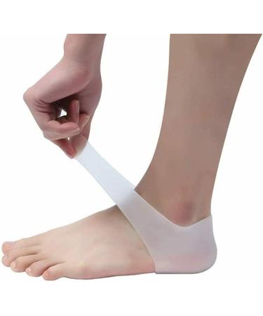 Crystal Crown Moisturizing Silicone Gel Heel Socks Cracked Foot Skin Care Protector Set of 2 - Buy Online on GoSupps.com