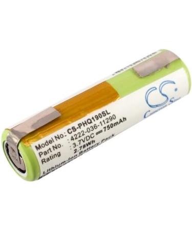 Replacement Battery for Philips Norelco RQ1075 RQ1076 RQ1080 RQ1085 - 750mAh/3.7V | Compatible Parts 036-11290 4222-036-06410 4222-036-11290 - Buy Online on GoSupps.com