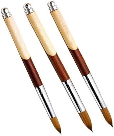 Obahdirry Nail Art Gel Brush Gel Manicure Brush with Wood Handle Nail Brush 20 20# - Buy Online on GoSupps.com