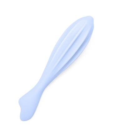 Silicone face massage scooter facial scooter facial massage device elegant and simple pear -shaped face scooter for skin tightening and muscle relief (blue) - Buy Online on GoSupps.com