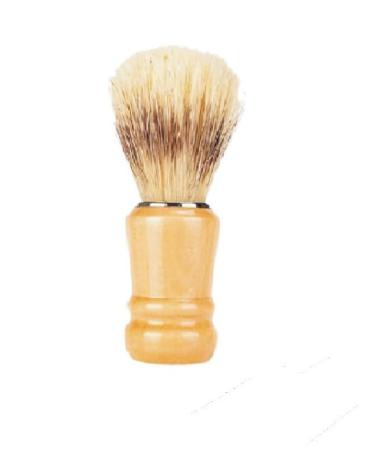 Shaving Brush Handmade Badger Hair Shave Brush Wet Shaving Elegant Design Professional Pure Bristle Brush Hair Salon Manual Shaving Cleaning Tool Ideal for Men (Wood Shaving Brush)