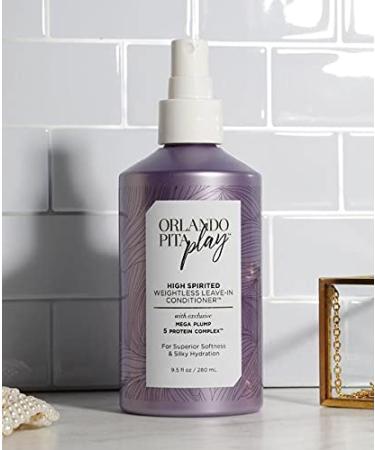 ORLANDO PITA PLAY High Spirited Leave-in Conditioner | Mega Pump 5 Protein Complex for Softness & Hydration | Adds Volume to All Hair Types | 9.5 Fl Oz - Buy Online on GoSupps.com