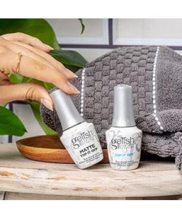 Gelish Matte & Gloss Duo Kit - Clear Coat Nail Kit - .5 oz Matte & Glossy Top Coat for Gel Nails - Buy Online on GoSupps.com
