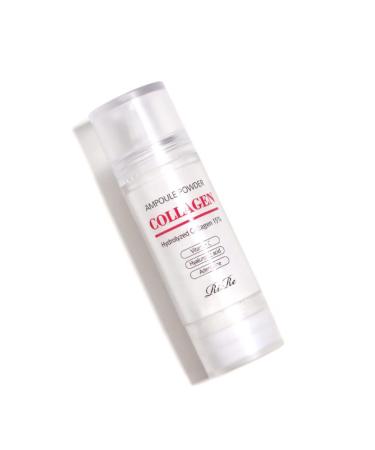 RiRe Skin Care Collagen Powder - Hydrolyzed Collagen 15% Vitamin C Hyaluronic Acid & Adenosine | Mix with Essence Serum & More - 8g - Buy Online on GoSupps.com