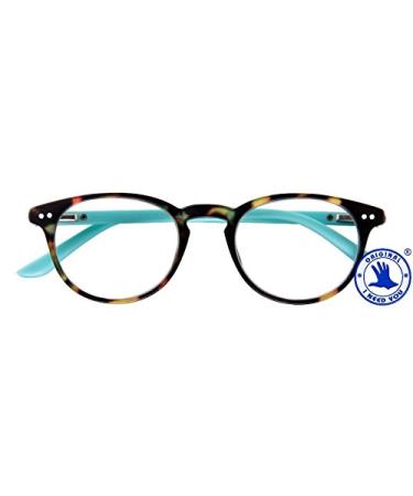 I NEED YOU reading glasses model "DOCTOR NEW" M2 turquoise ready-made glasses HER & HIM case +2.0