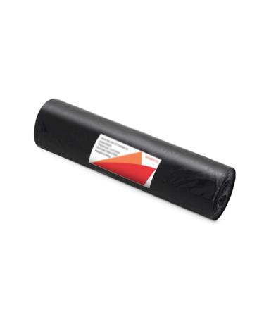 Bin Liners Medium Black Thick Trash Bags Heavy Duty Square Rubbish Bags for Household and Commercial Use Environmentally Friendly 30 Pieces 60X80cm Black 6 roll