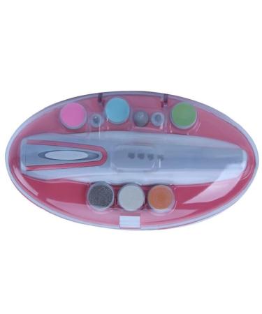 Electric Nail File Set for Children - Multicolored Lightweight Professional Plastic Nail Trimmer and Clipper Perfect for Home Use by Kids and Adults