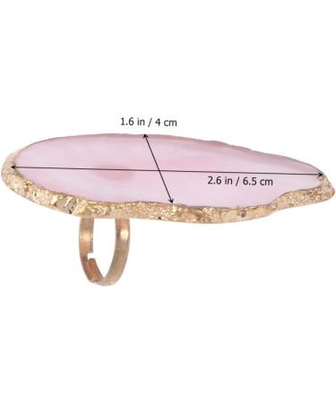Buy Manicure Palette Paint Tray - Nail Art Resin Palette & Finger Ring in Pink | Shop Internationally - Buy Online on GoSupps.com