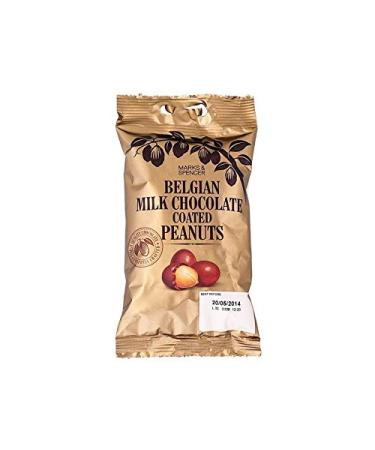Marks & Spencer Marks & Spencer Belgian Peanuts Coated in Milk Chocolate 125g (Pack of 4)