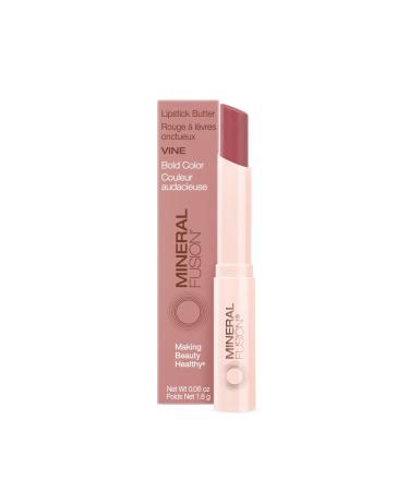 Mineral Fusion Lipstick Butter, Vine, 0.06 Ounce