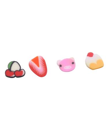 NTCPEFY 2000 Pieces 3D Fruit & Flower Soft Clay Slices | DIY Nail Art Decorations - International Shipping - Buy Online on GoSupps.com