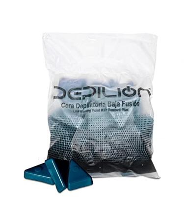 Hot wax 1 kg blue melting wax for hair removal 1000 g for sensitive skin. Depilion 1 kg (1 pack)