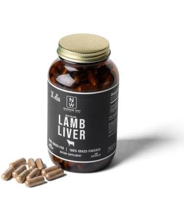 Narrow Way Nutrition - Lamb Liver Regeneratively Raised in New Zealand (180 Capsules) 100% Grass-Fed & 100% Grass-Finished 30 Day Supply at 6 Capsules Daily (Kosher Bovine Gelatin Capsules) - Buy Online on GoSupps.com