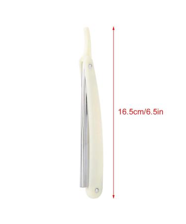 Buy 2 Colors Barber Scissors for Shaving & Haircutting - White Hand Shaving & Depilation Tools for Salon Professionals - Buy Online on GoSupps.com