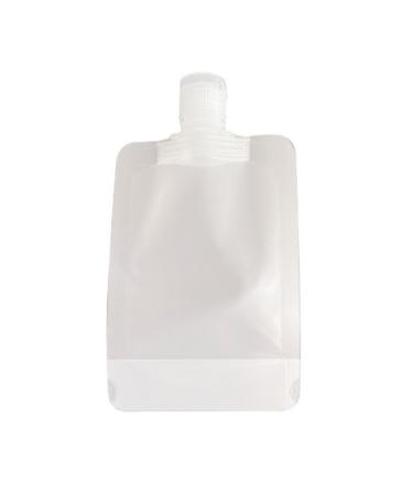 Travel Cosmetic Bag Transparent PE Choose 30/50/100ml Size Durable Reusable Design (L)